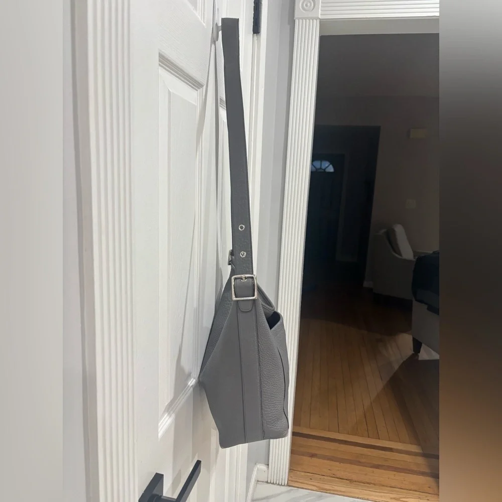 Coach Legacy Silver gray Leather Crossbody